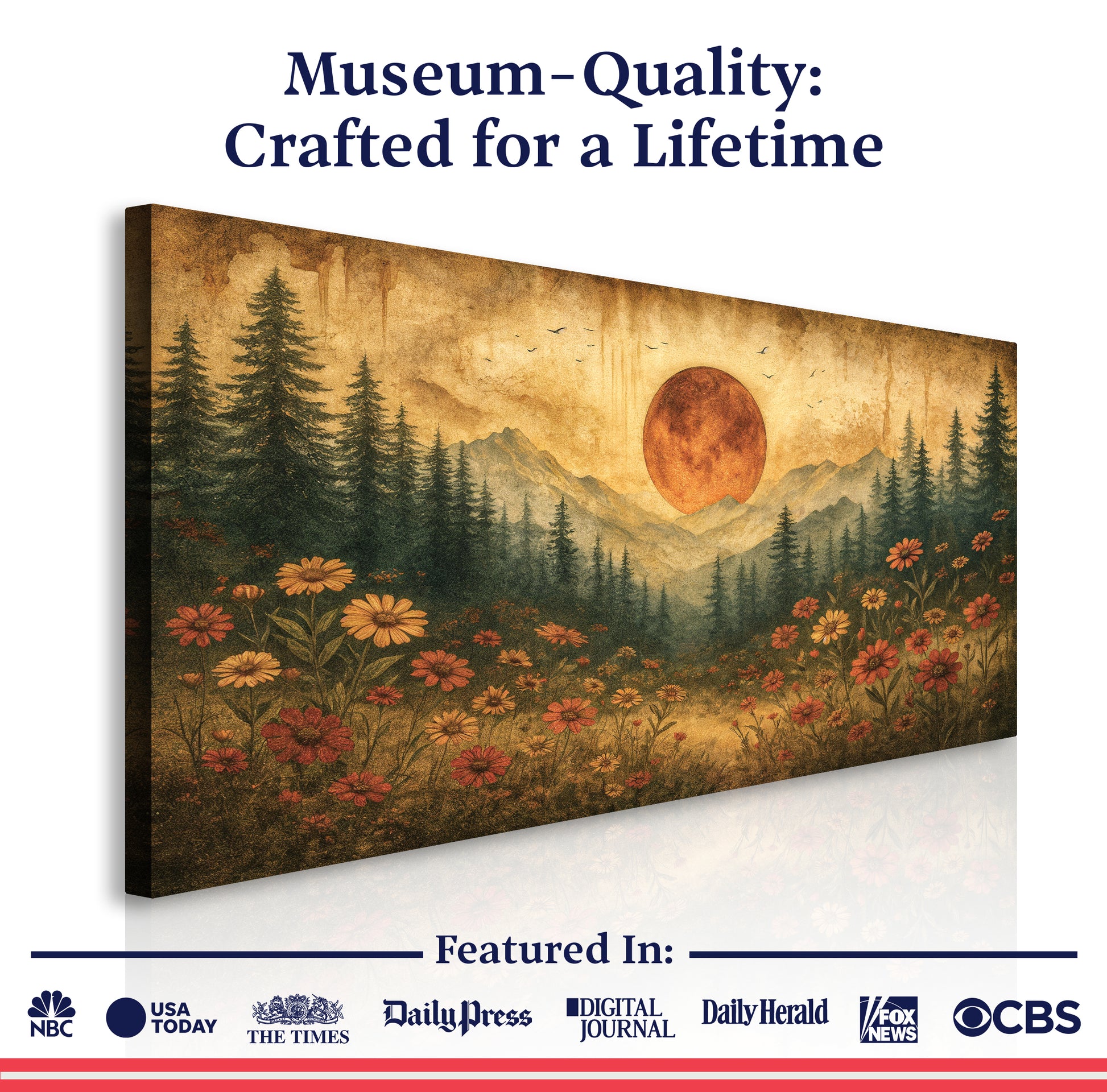 Vintage Wildflowers Wall Art III