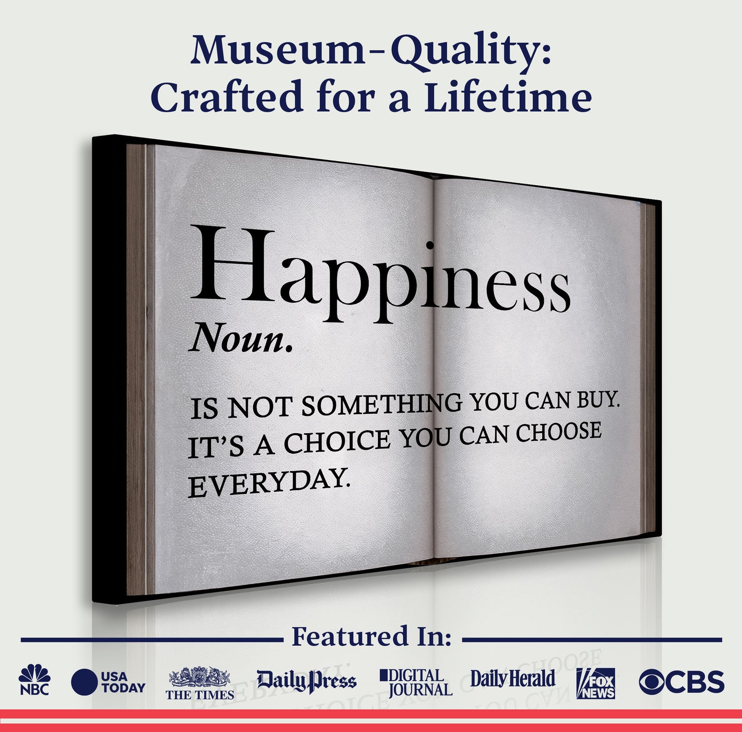 Happiness Is A Choice Wall Sign