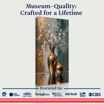 Vintage Vased Floral Wall Art