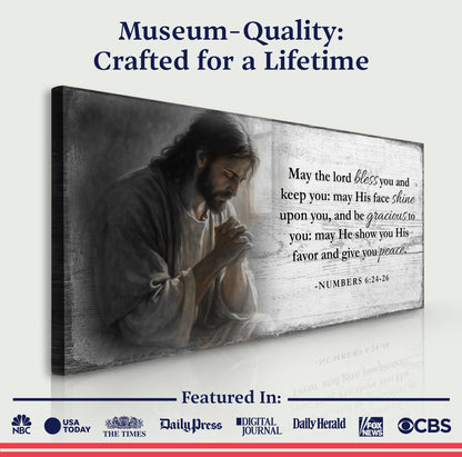 Numbers 6:24-26 - May The Lord Bless You Faith Sign V