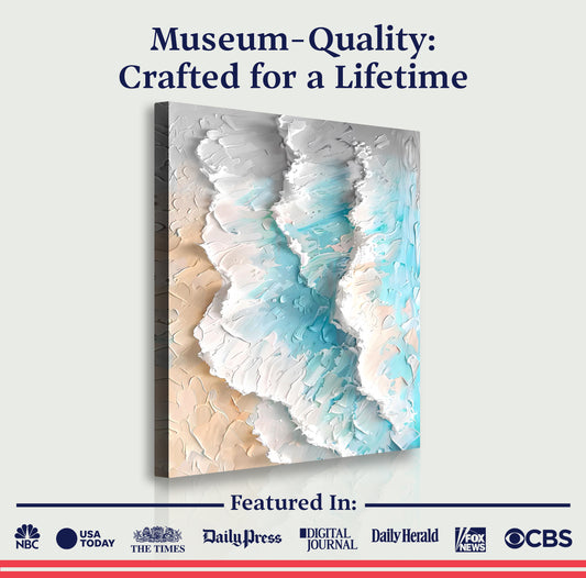 Blue Ocean Coastal Wall Art IV