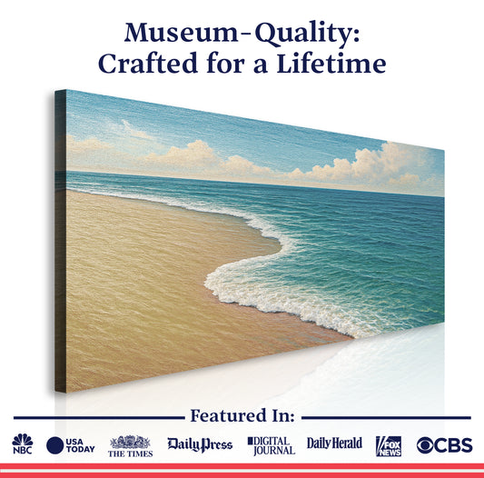 Beach Shoreline Coastal Wall Art XI