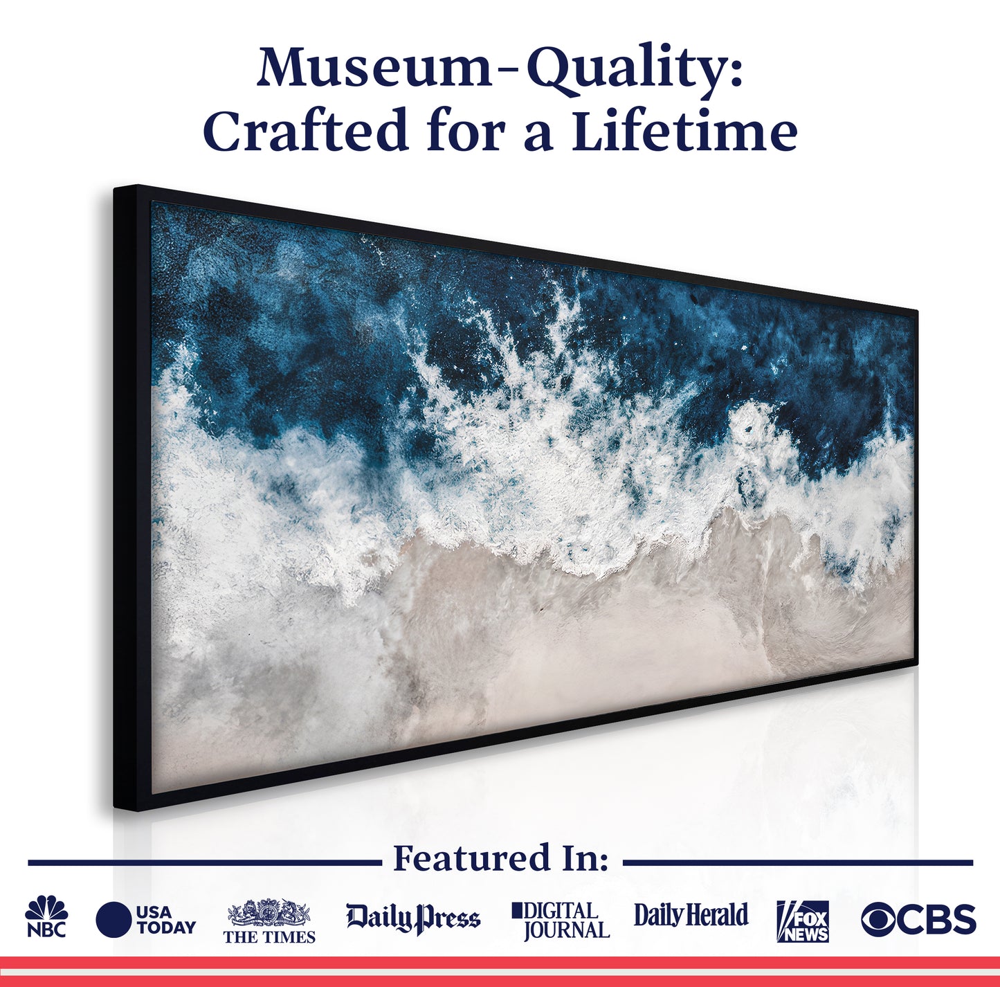 Indigo Ocean Coastal Wall Art
