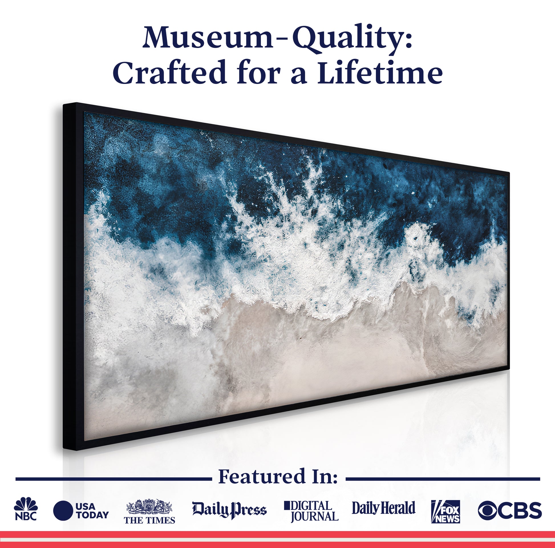 Indigo Ocean Coastal Wall Art