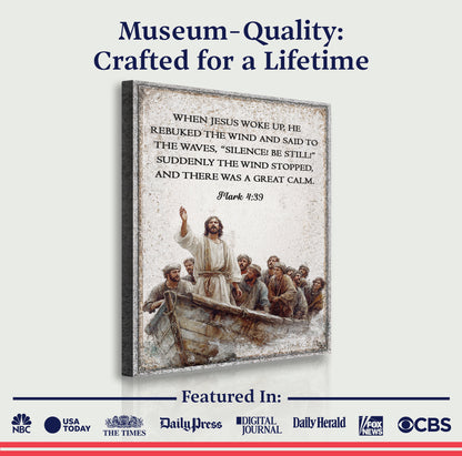 Mark 4:39 - The Great Calm Faith Sign