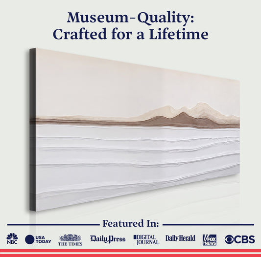 Earth Tone Abstract Wall Art