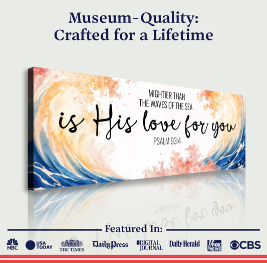 Mightier Than the Waves of the Sea Psalm 93:4 Faith Sign III