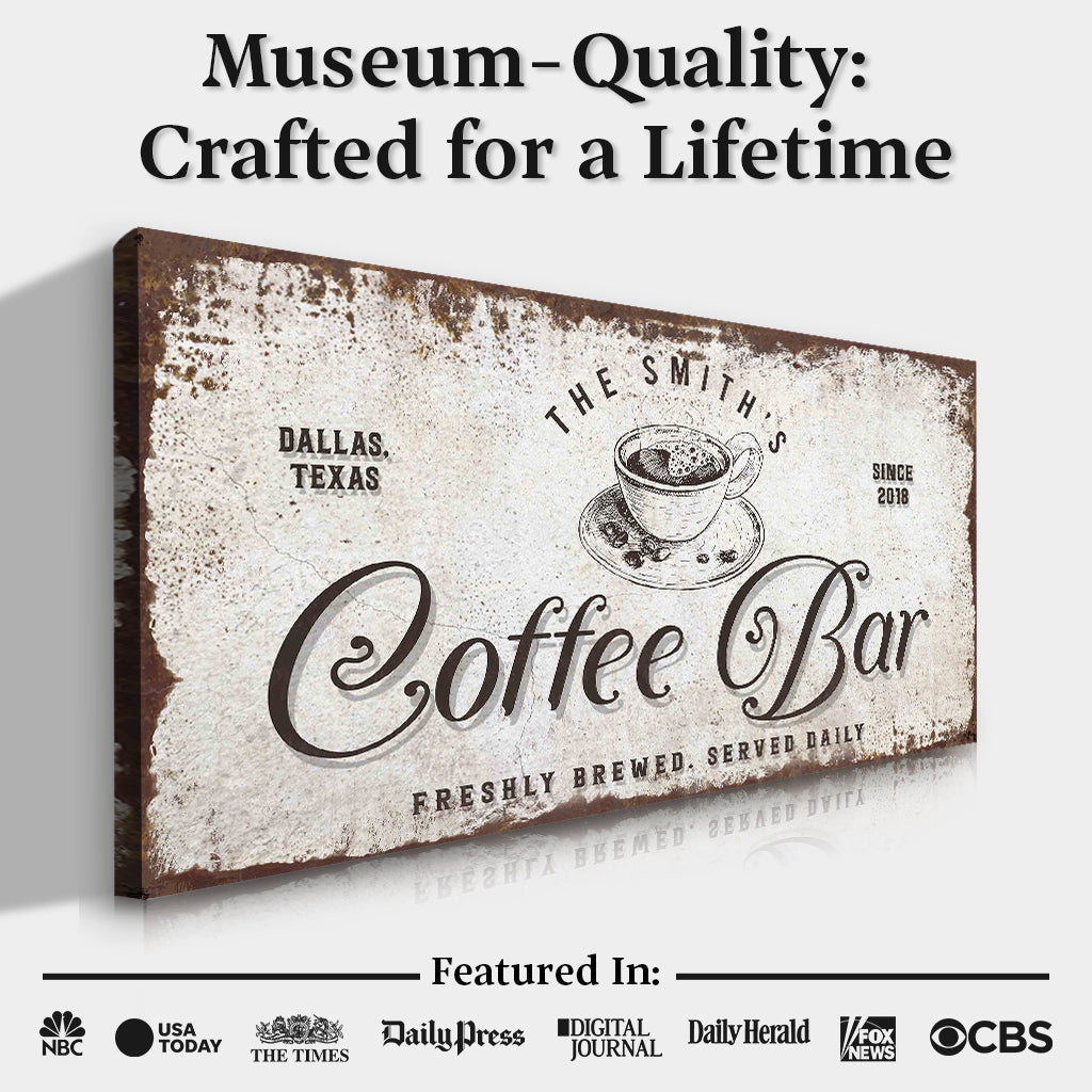 Coffee Bar Sign (Free Shipping)