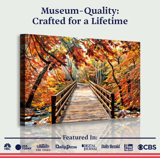 Crossing Autumn Wall Art