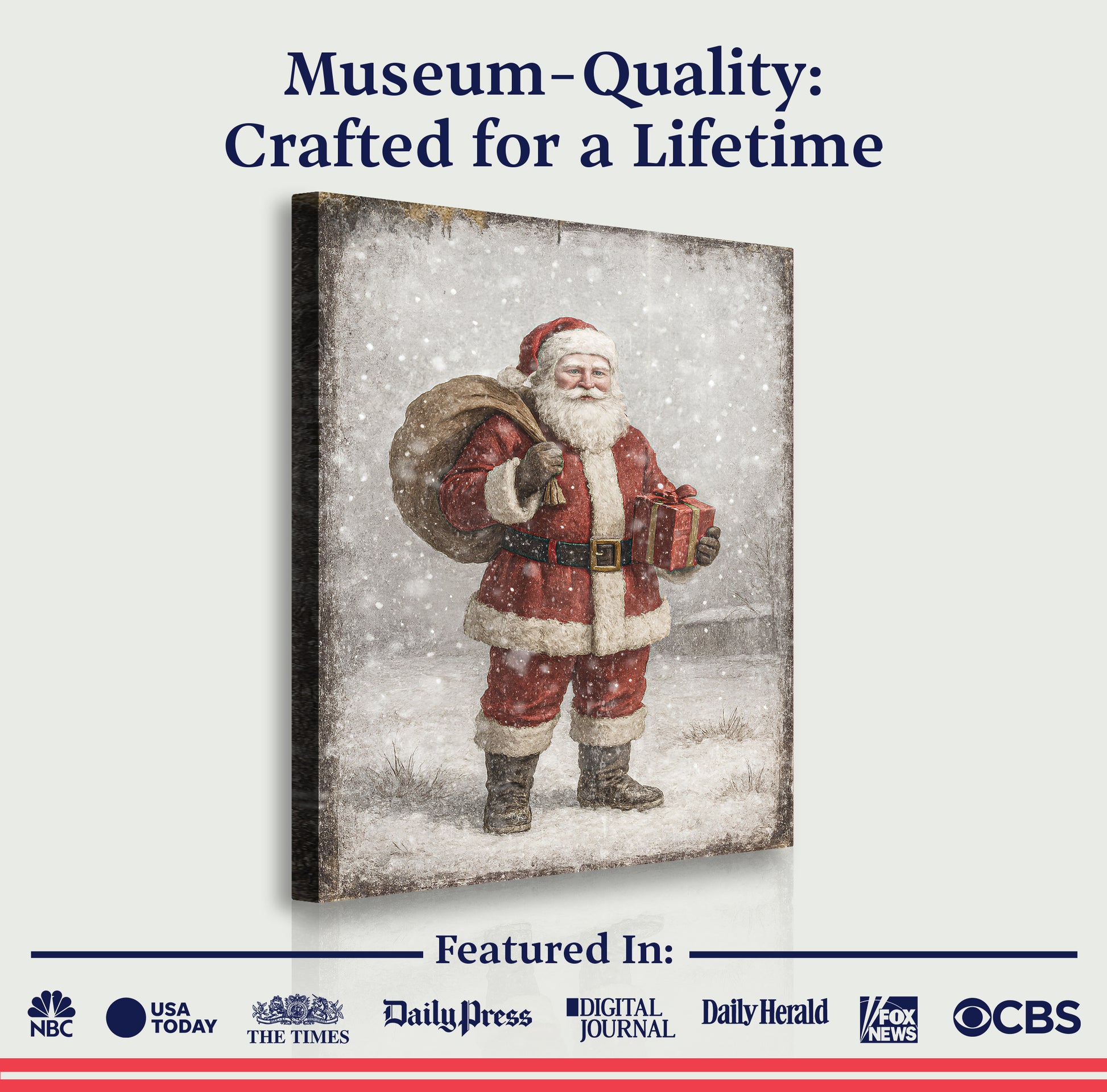 Santa Christmas Wall Art