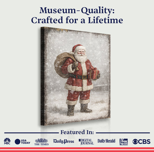 Santa Christmas Wall Art