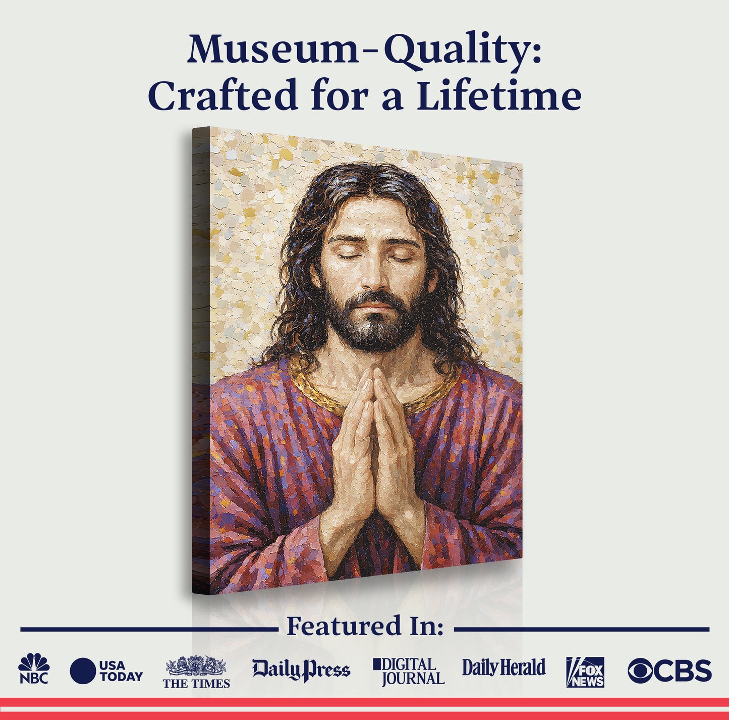 Jesus Portrait Faith Wall Art