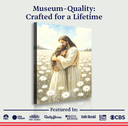 Divine Embrace of Grace Faith Wall Art