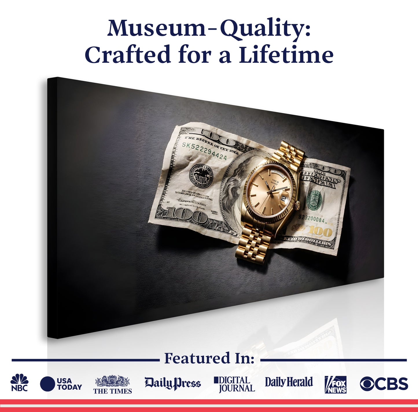 Time Is Money Wall Art