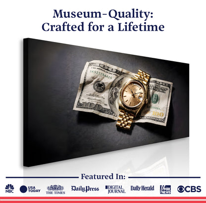 Time Is Money Wall Art