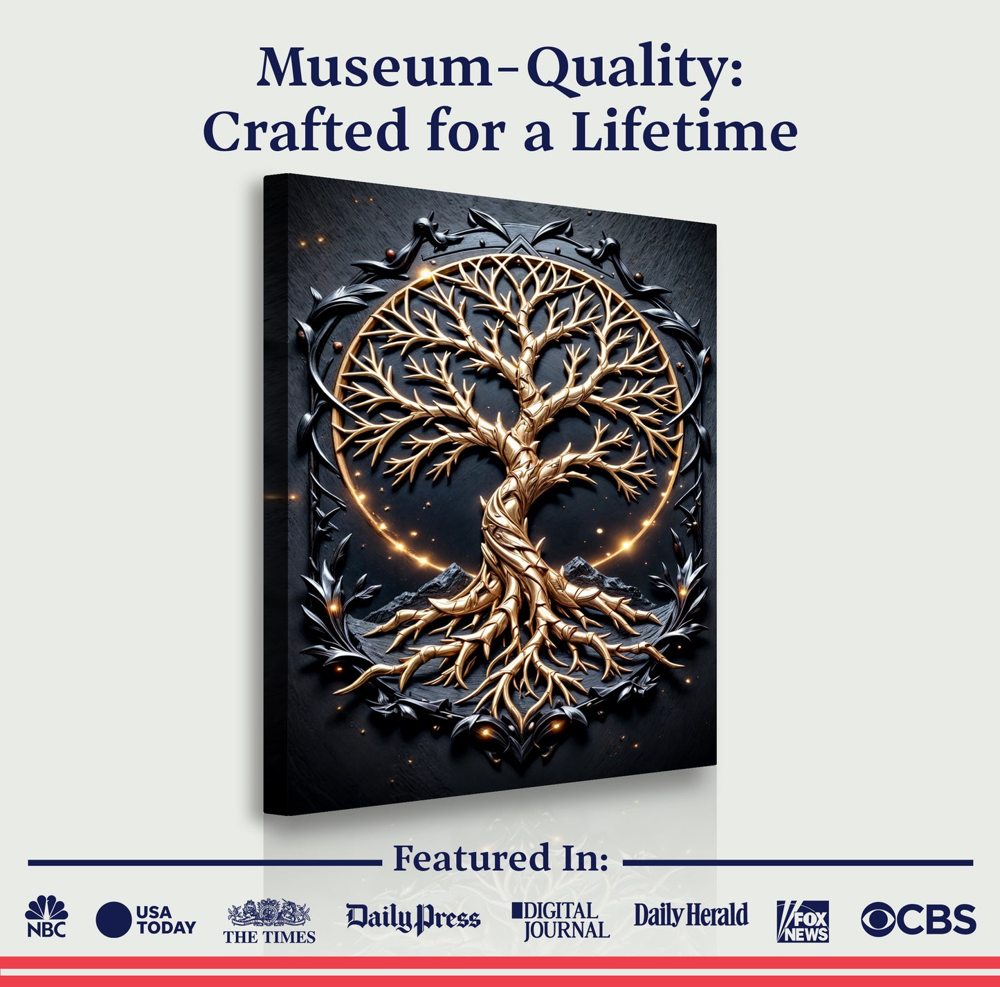 3D Celtic Tree of Life Wall Art II