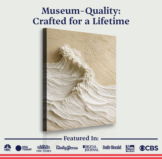 Modern Neutral Mountain Wall Art