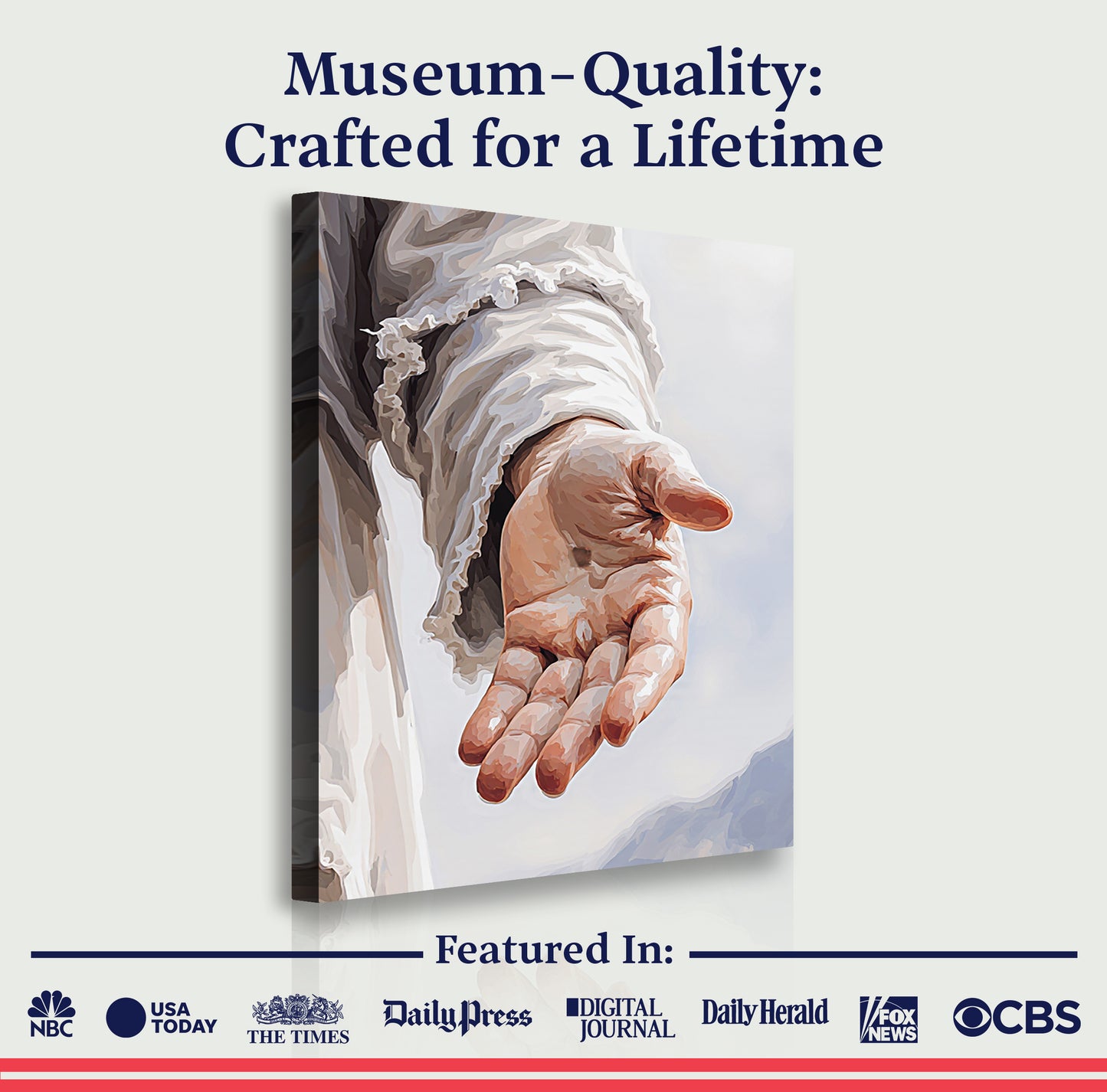 The Hand Of Jesus Wall Art II