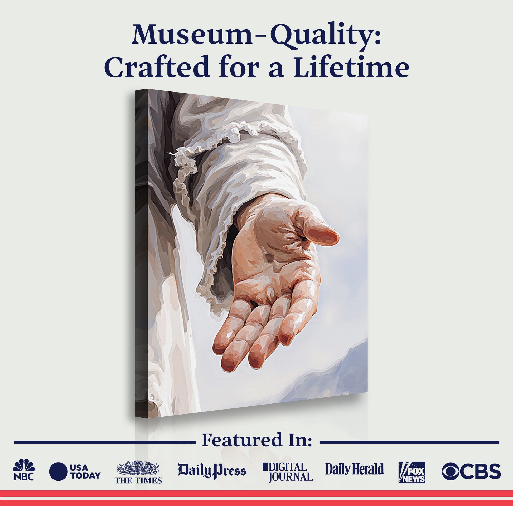 The Hand Of Jesus Wall Art II