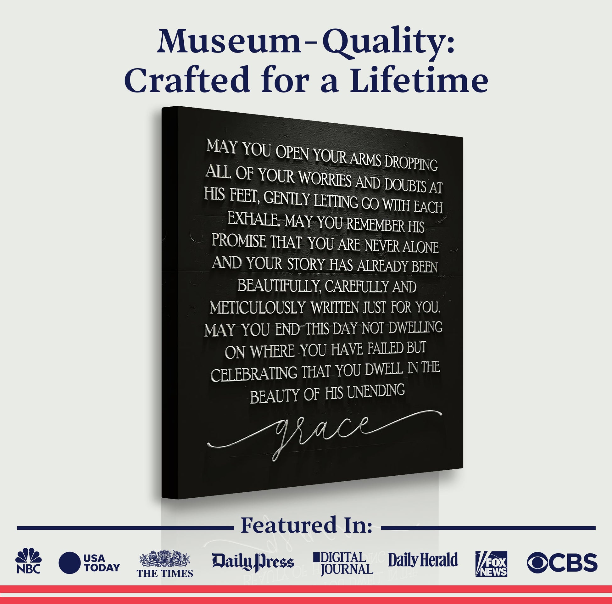 Unending Grace Faith Sign III