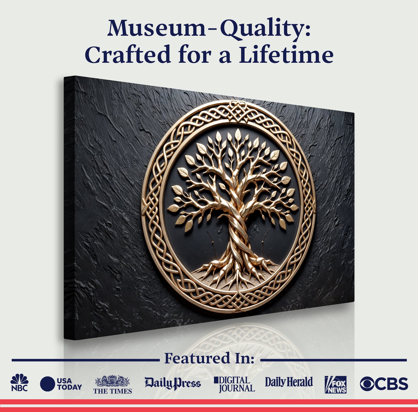 3D Celtic Tree of Life Wall Art V