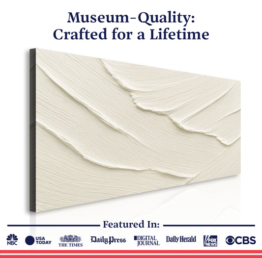 Abstract Minimalist Wave Wall Art II