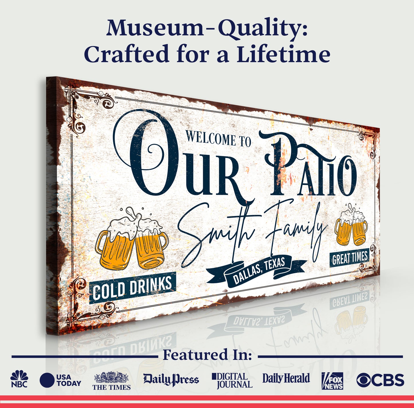 Personalized Patio Sign III