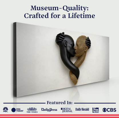 Eternal Love Figure Abstract Wall Art IV