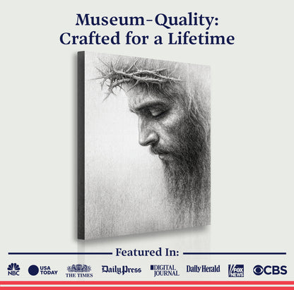 Jesus Crown of Thorns Faith Wall Art