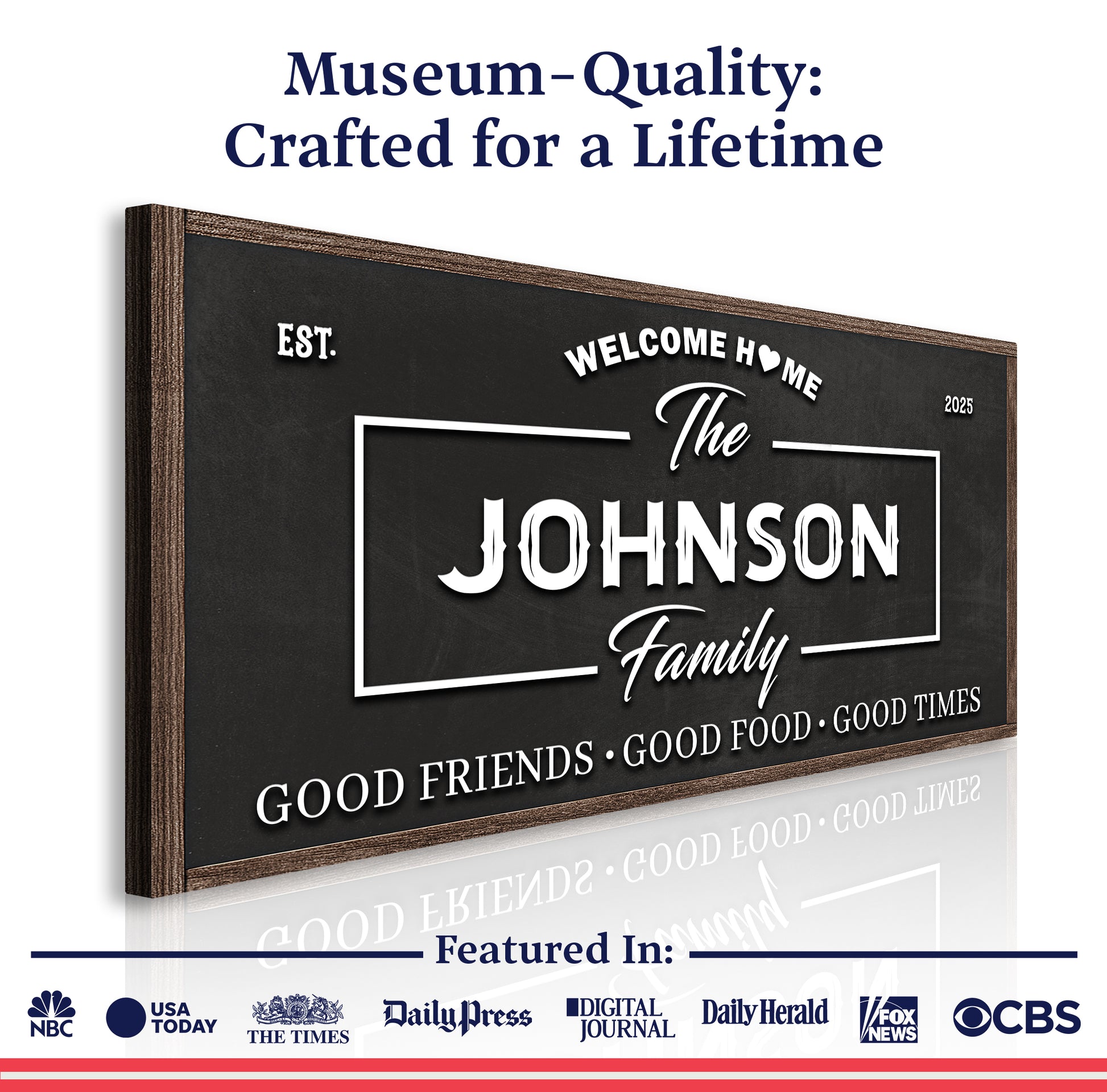 Welcome Home Wall Sign