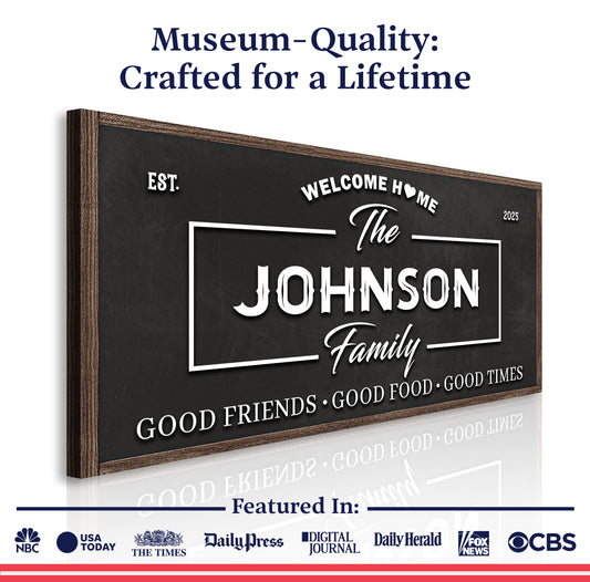 Welcome Home Wall Sign