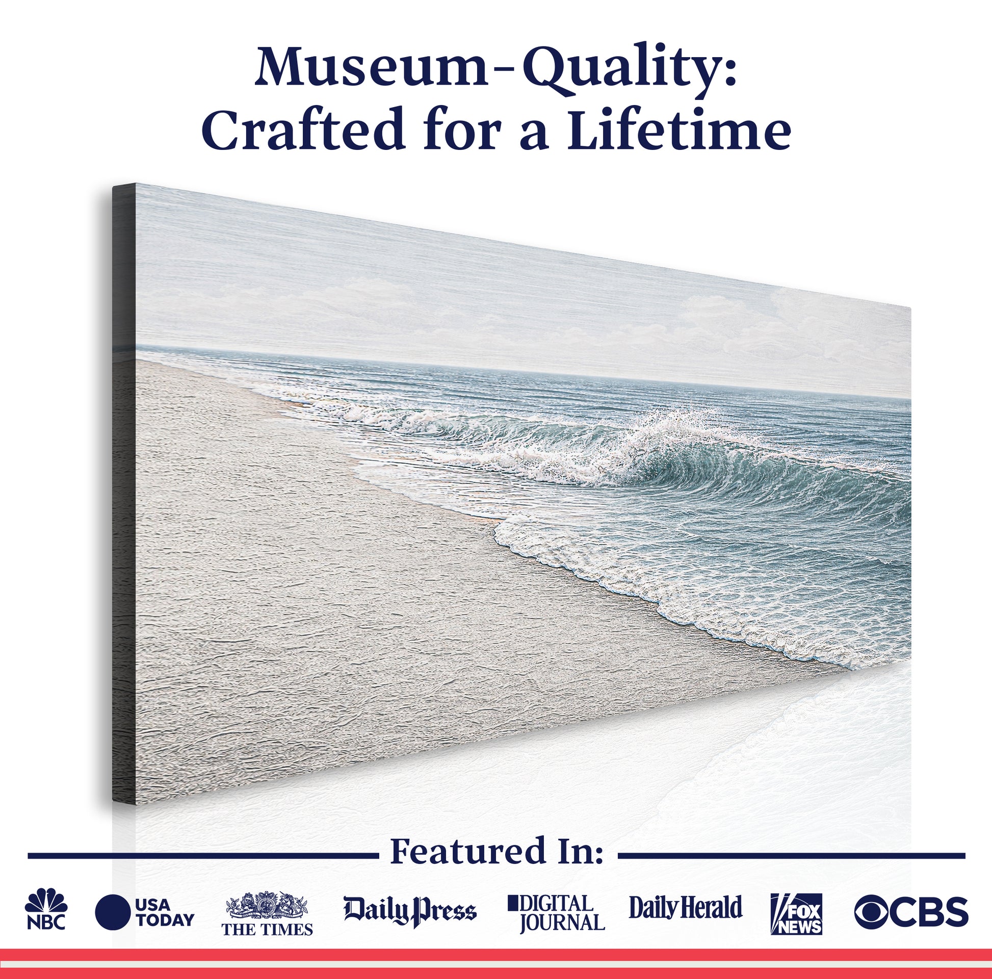 Abstract Beach Shore Wall Art II