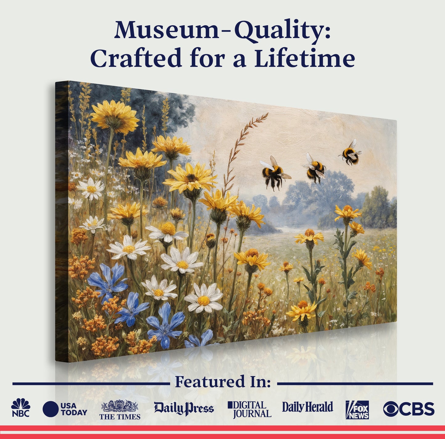 Vintage Wildflowers Wall Art