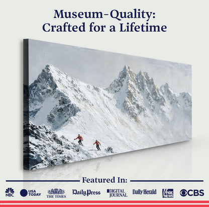 Pastel Mountain Art Wall Art