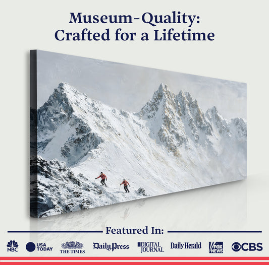 Pastel Mountain Art Wall Art