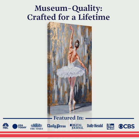 Modern Ballet Elegance Wall Art