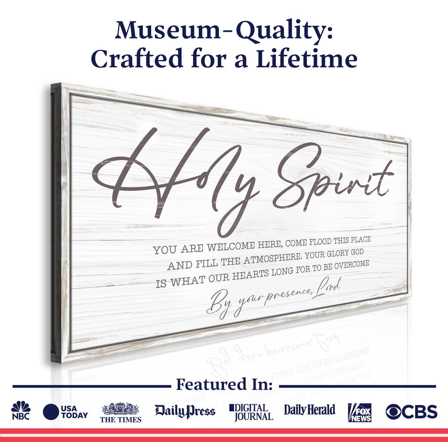 Holy Spirit You are Welcome Here Faith Sign III