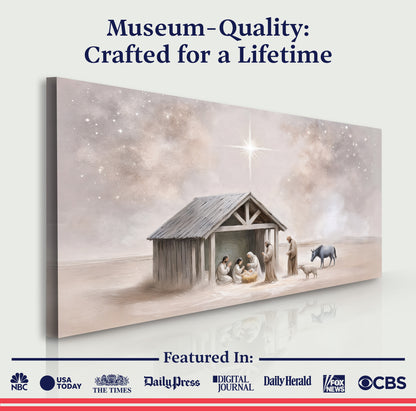The Nativity Scene Christmas Wall Art