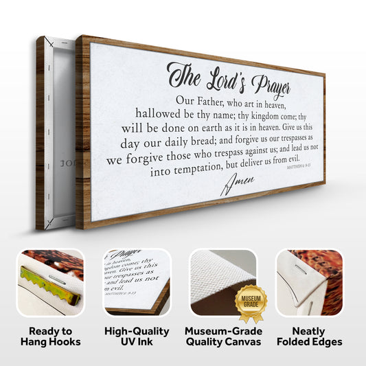 The Lord's Prayer Faith Sign II