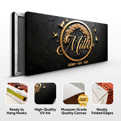 3D Celtic Tree Of Life Family Name Sign