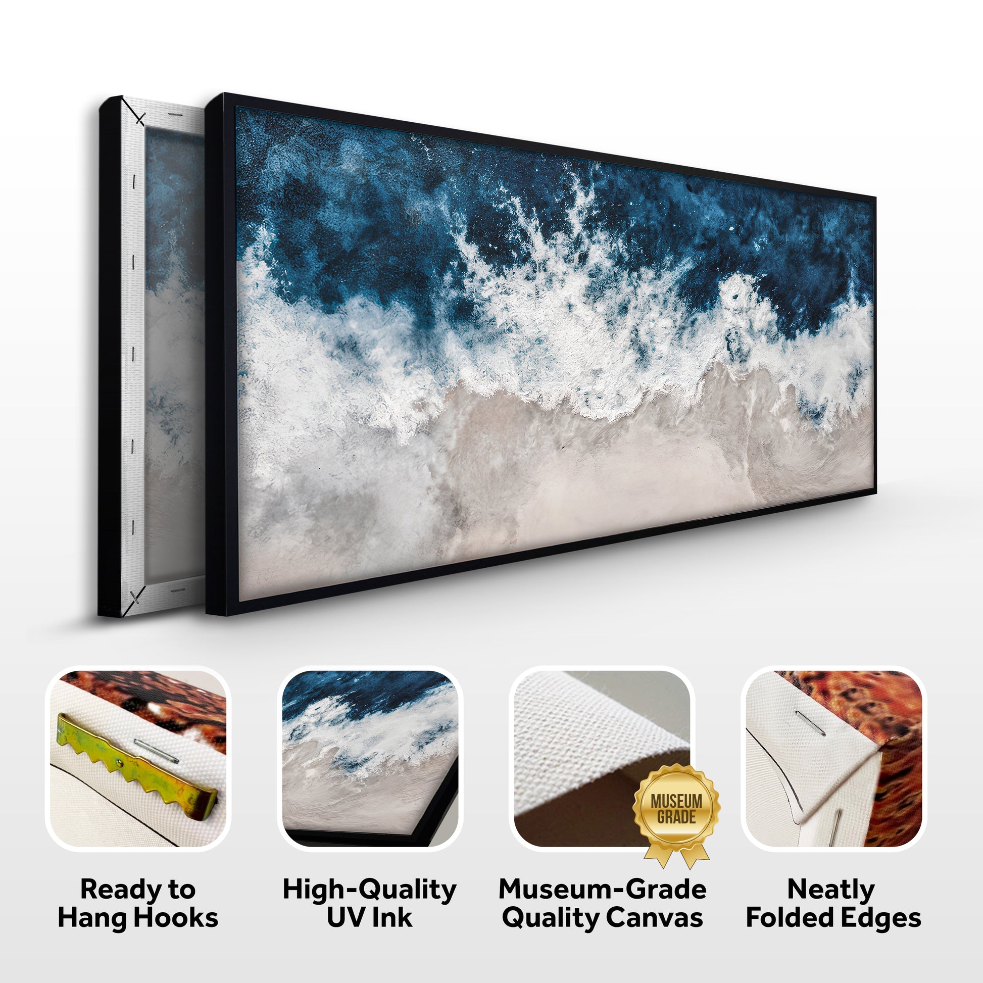 Indigo Ocean Coastal Wall Art