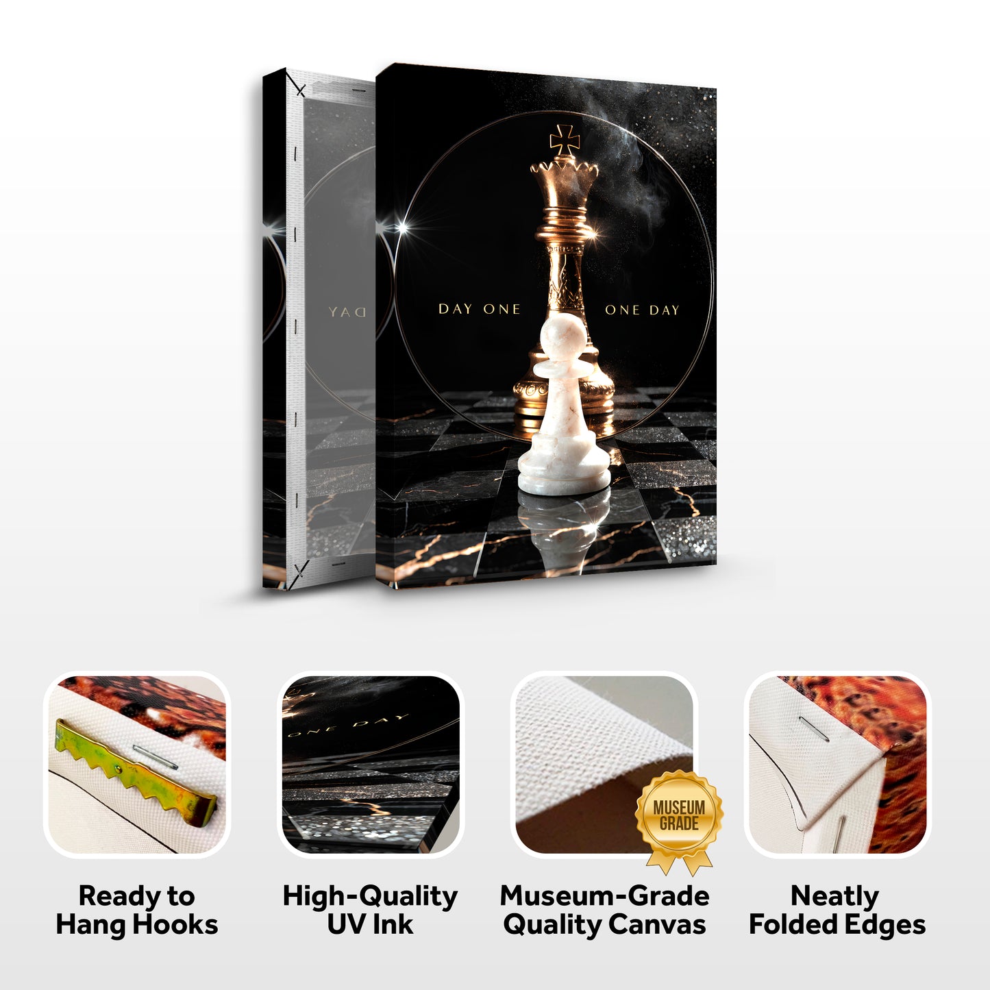 Day One, One Day Motivational Wall Sign