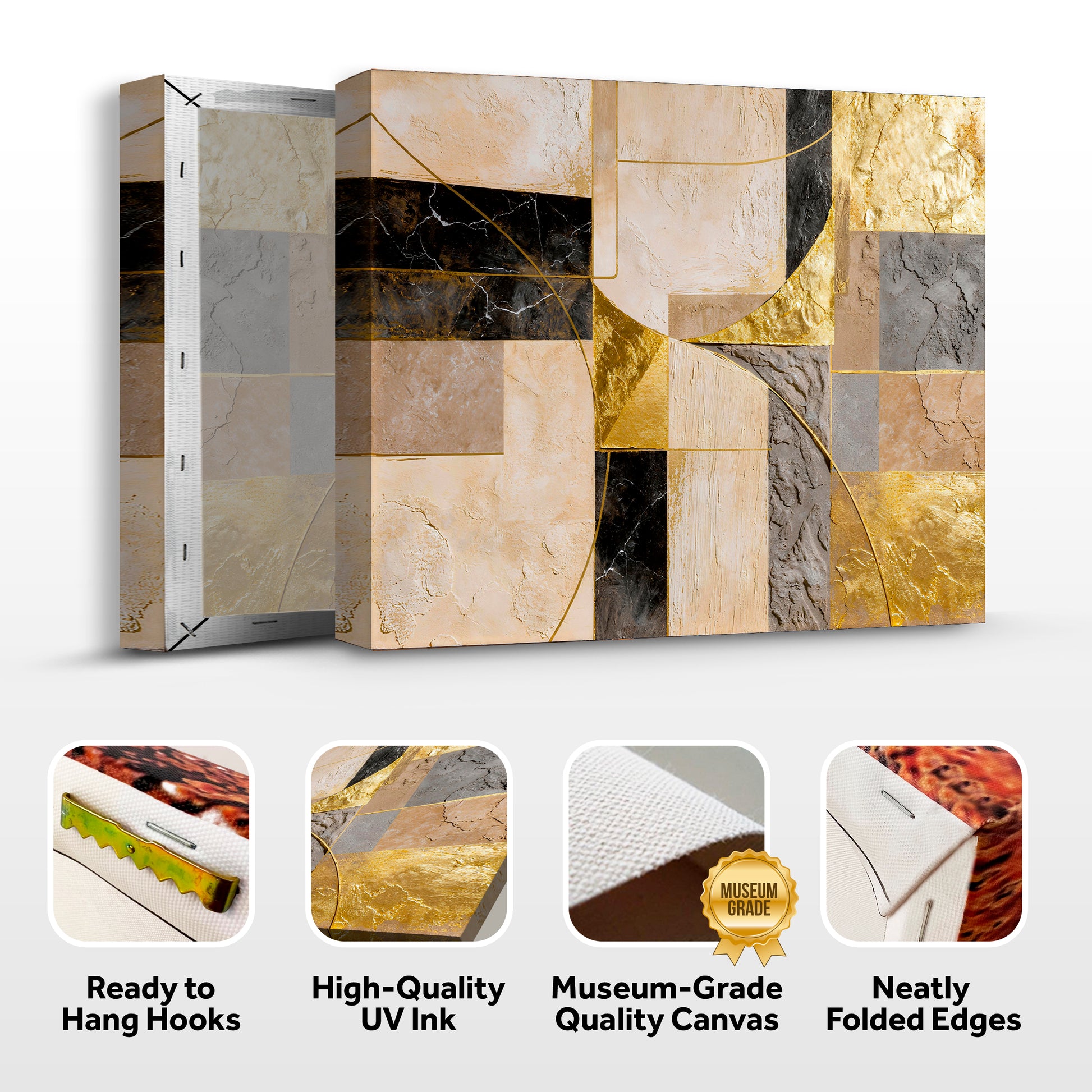 Golden Arc Symphony Wall Art