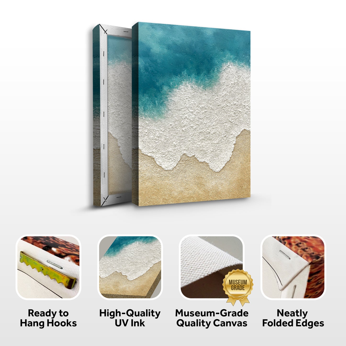 Pastel Waves Abstract Wall Art