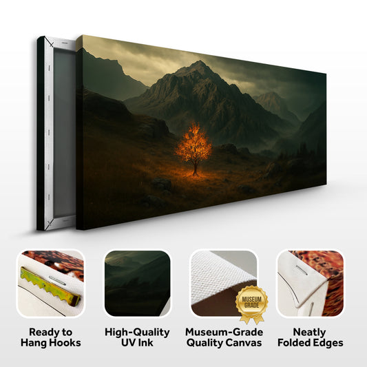 Burning Bush - Faith Wall Art V