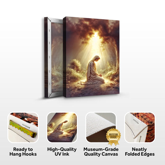 Mary Praying Faith Wall Art