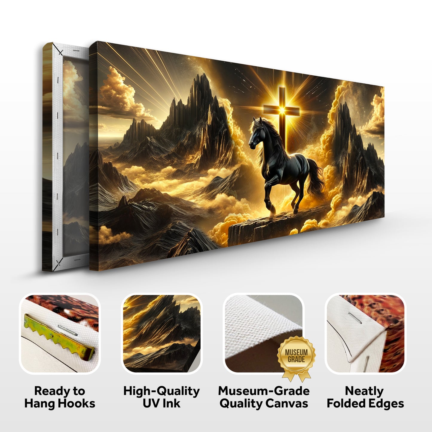 3D Horse Faith Wall Art