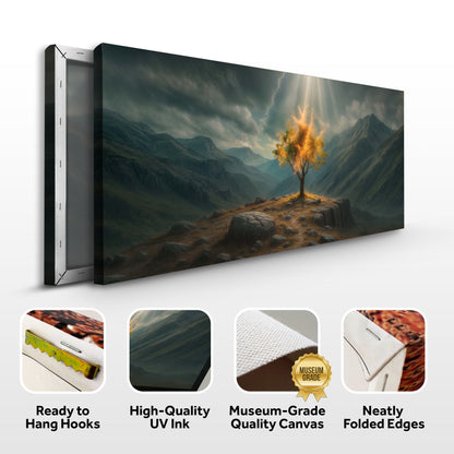 Burning Bush - Faith Wall Art VII