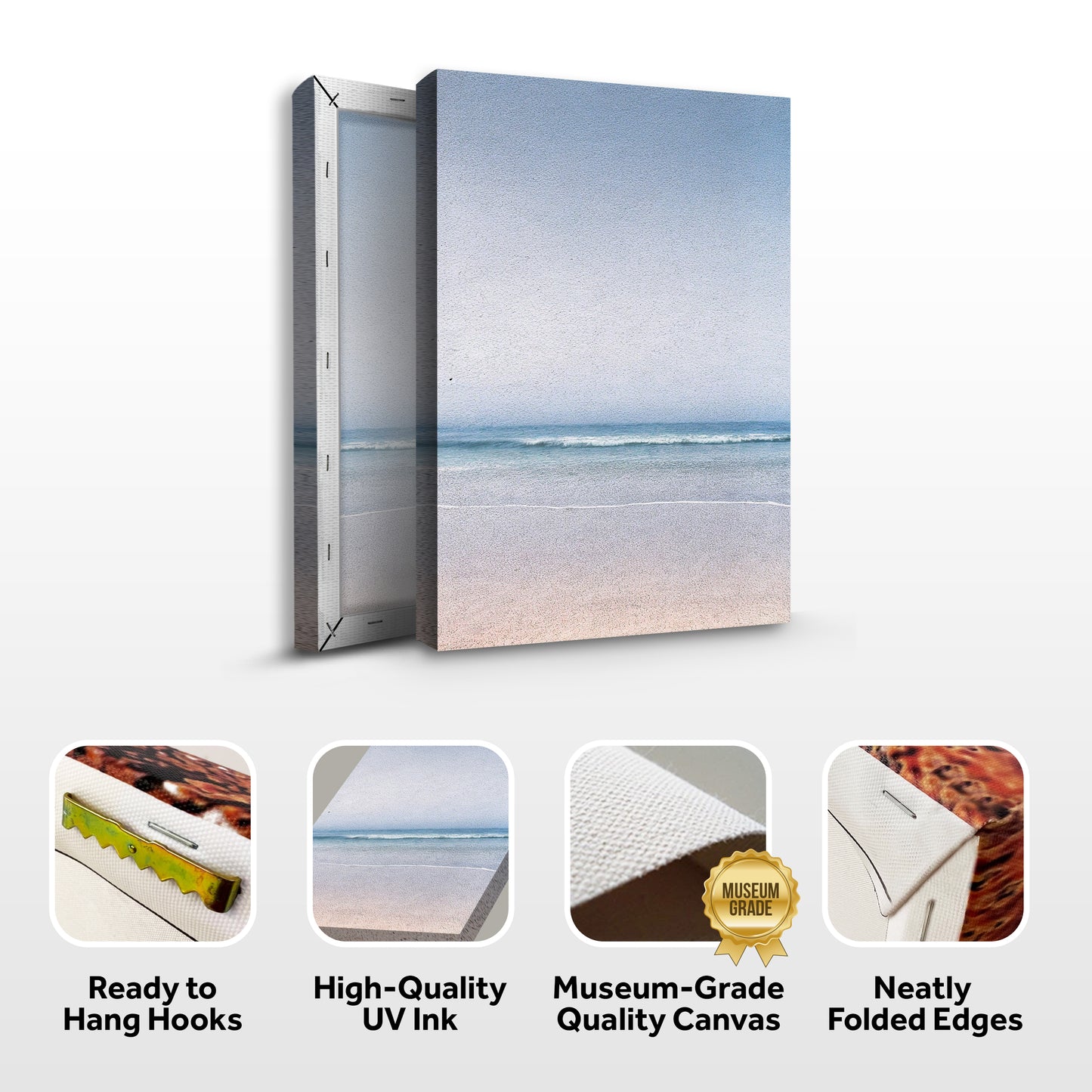 Silent Beach Horizon Wall Art