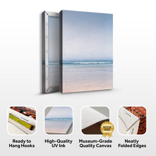 Silent Beach Horizon Wall Art